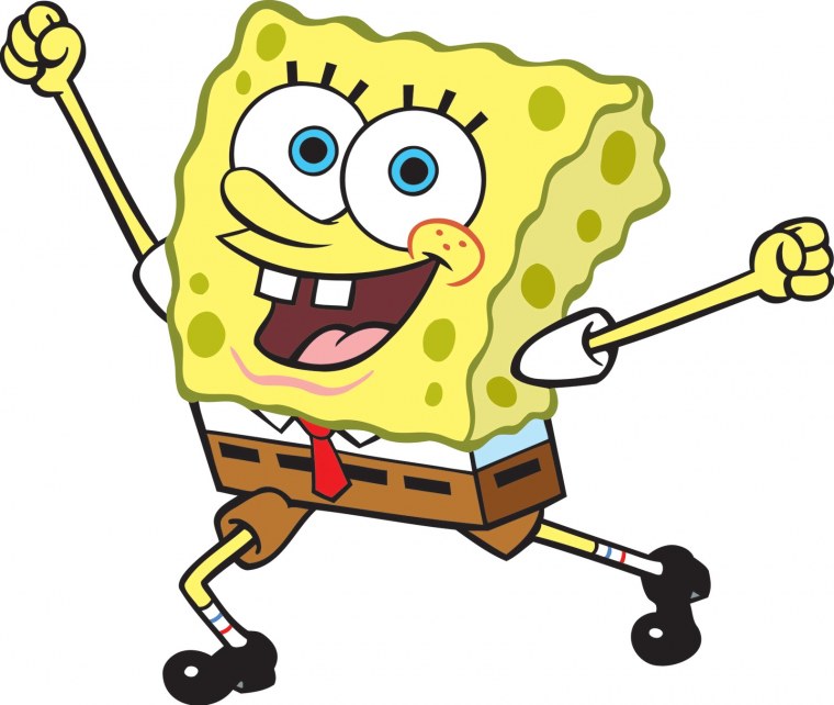 Спанч Боб картинки на черном фоне