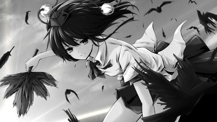 Аниме черно белое