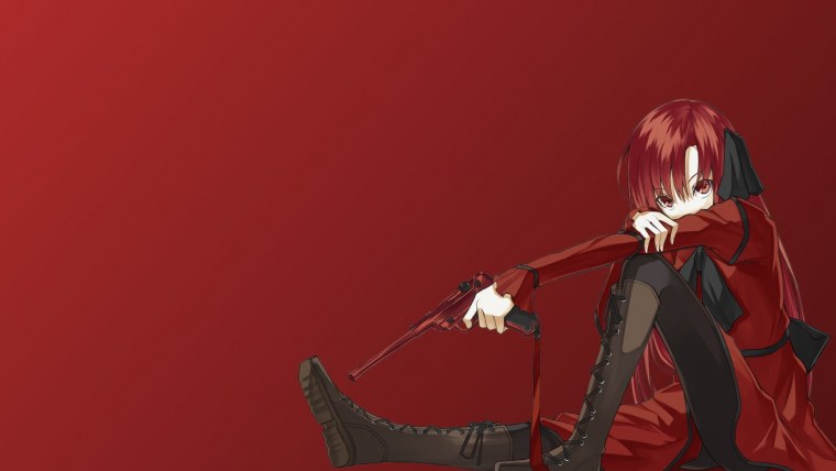 Страшный красный лес