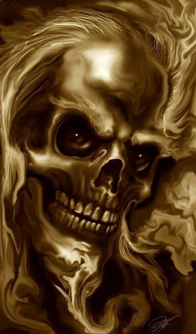 Скелет показывает фак