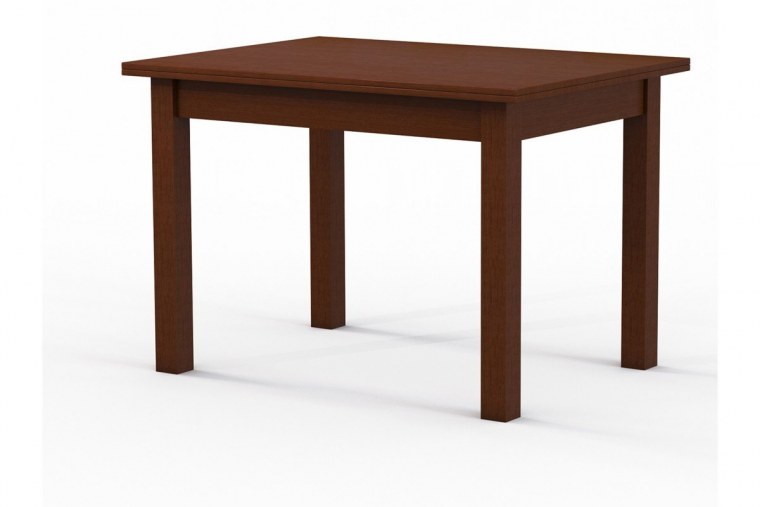 Обеденный стол на белом фоне