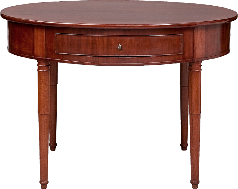 Стол на прозрачном фоне