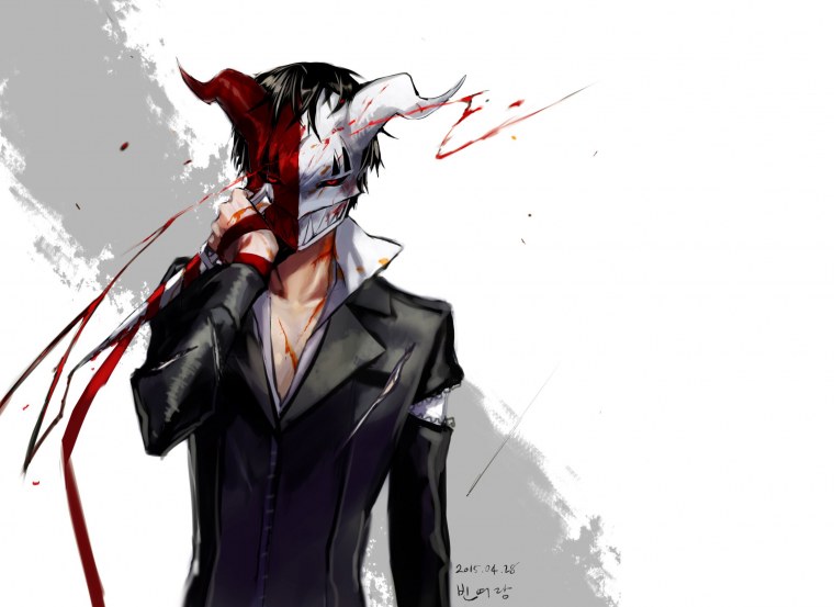 Darker than Black hei Mask