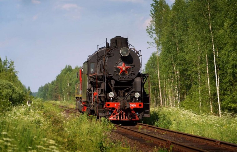 Паровоз л 3958