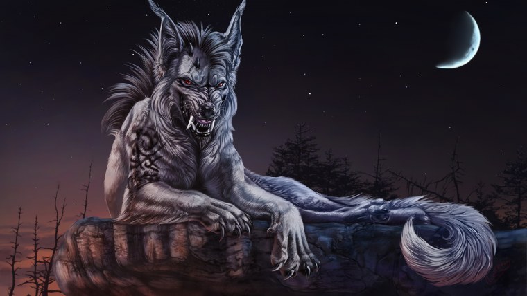 Варг волк арт