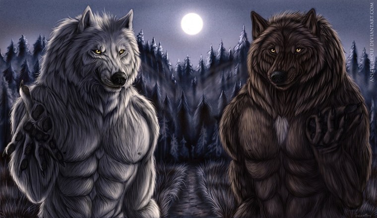 Получеловек полуволк