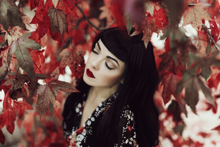 Девушка осень