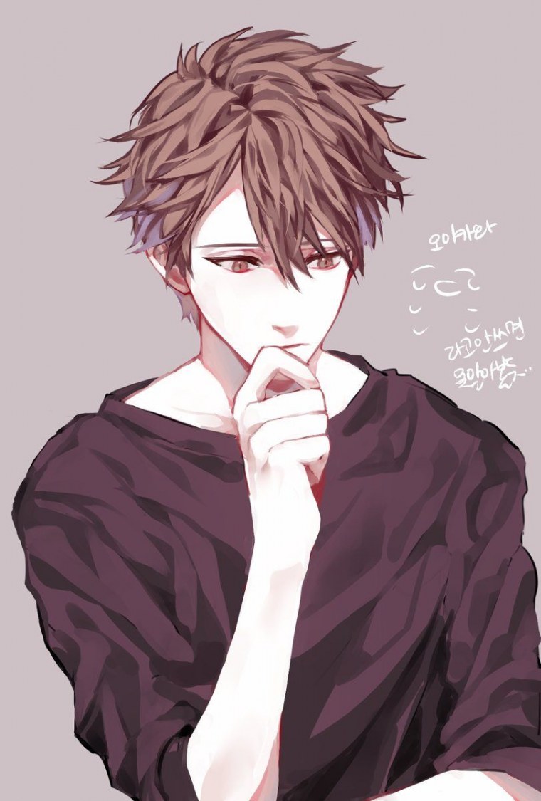 Аниме парень милый