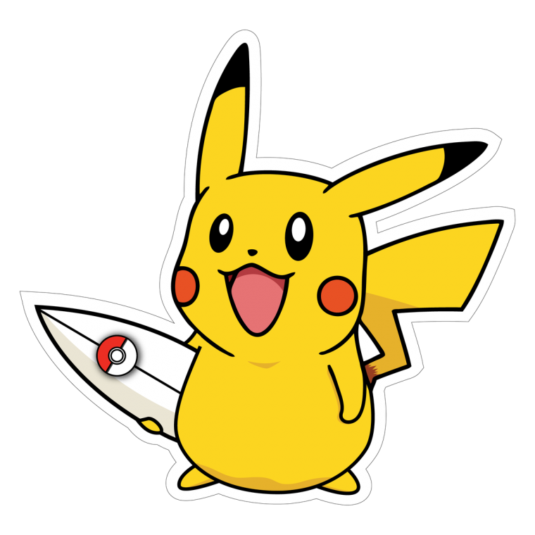 Пикачу с боку