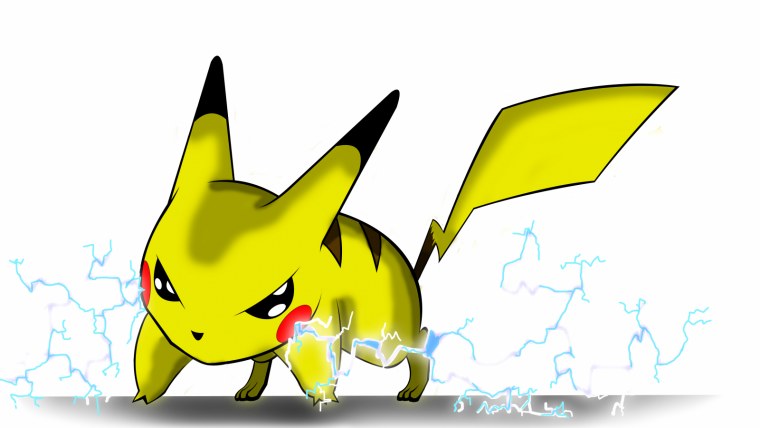 Pikachu cartoon Tail Stripe