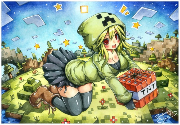 Minecraft аниме КРИПЕР