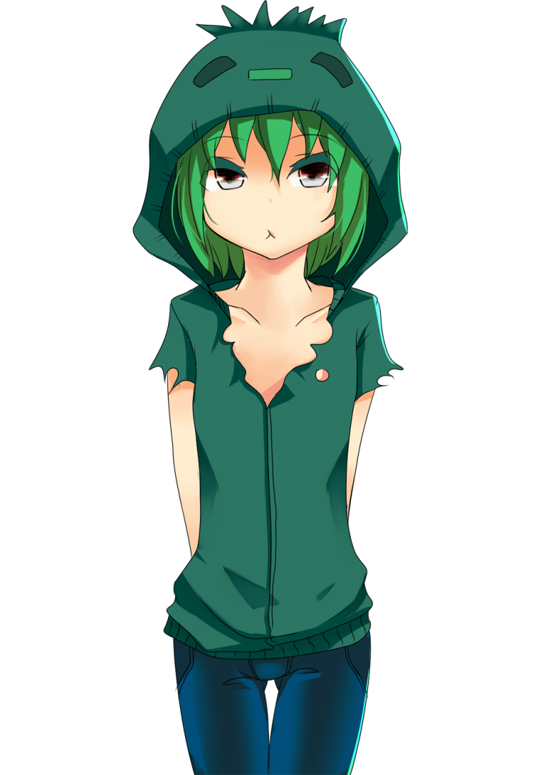 Майнкрафт КРИПЕР девушка