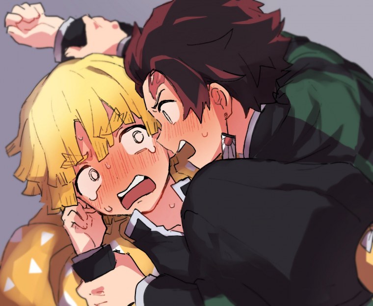 Tanjirou x Zenitsu яой