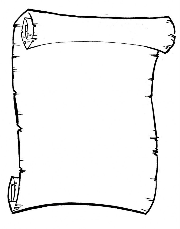 Контур свитка