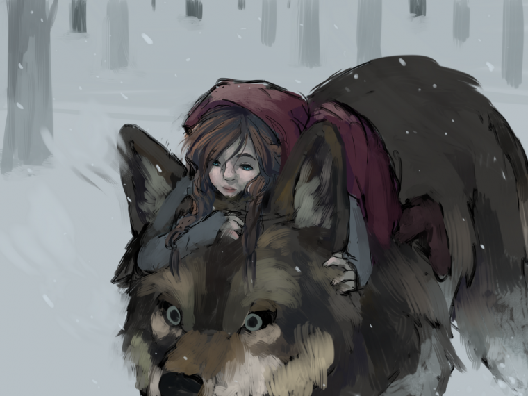 Аниме про волка и овечку