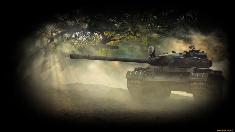 Танк в тумане