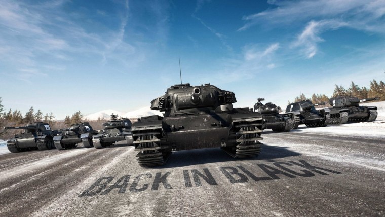 World of Tanks черный танк