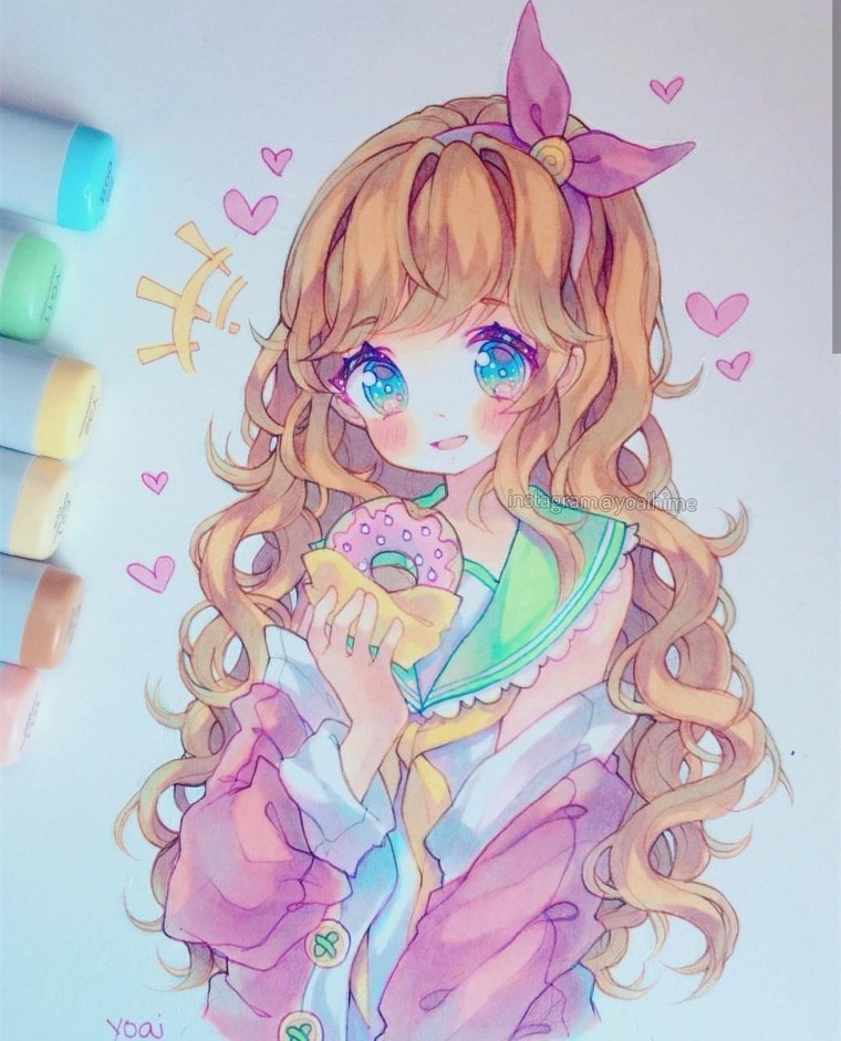 Милые кавайные рисунки