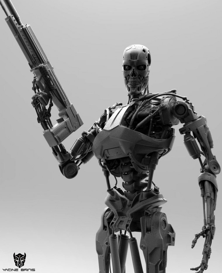 Терминатор эндоскелет т-800 арт