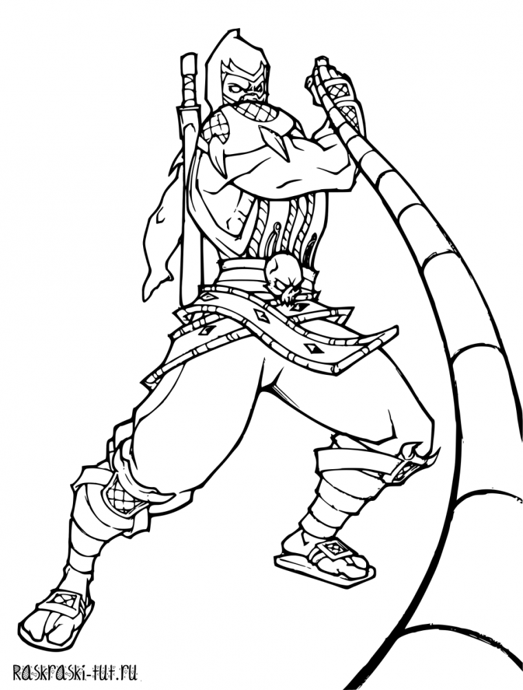 Саб Зиро раскраска