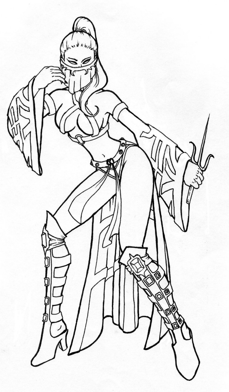 Саб Зиро раскраска