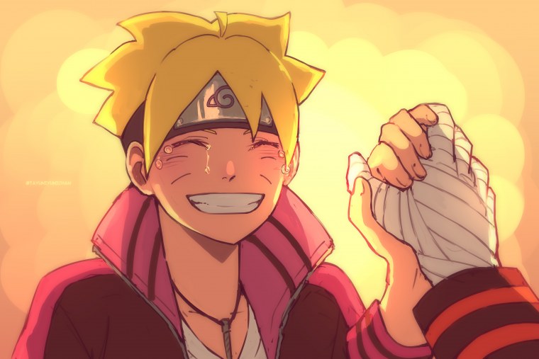 Боруто и Наруто арт