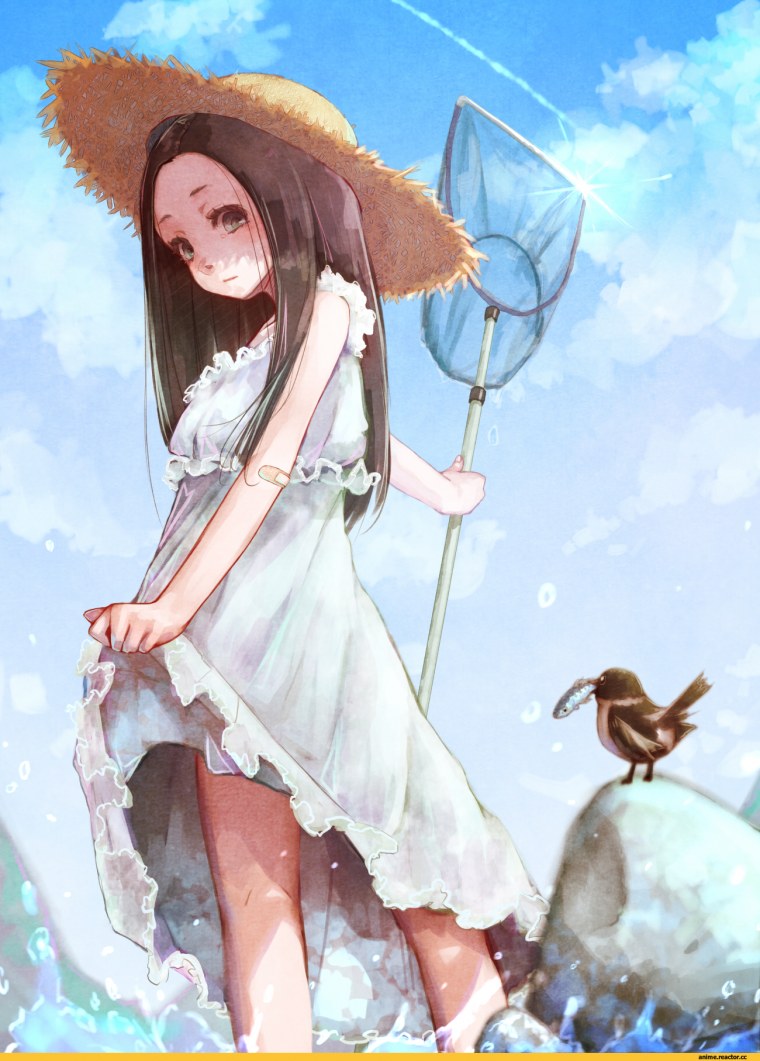 Аниме девушка в лохмотьях