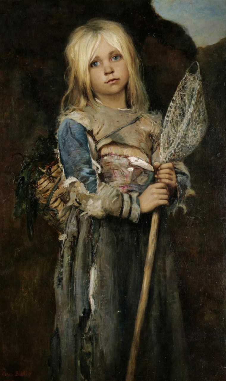 Аниме девушка в лохмотьях