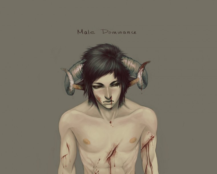 Юноша с рогами