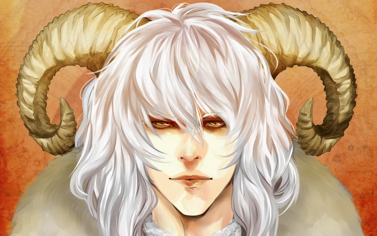 Парень с рогами