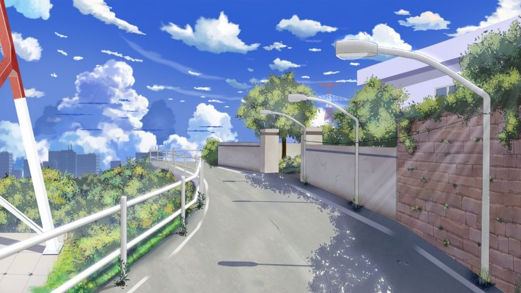 Аниме пейзажи на рабочий стол