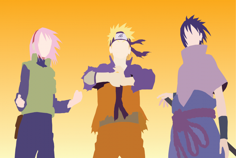 Саске Наруто минималист