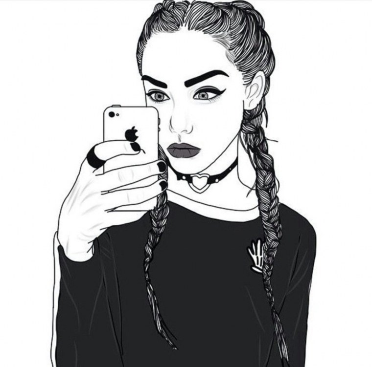 Раскраски для девочек крутые девочки