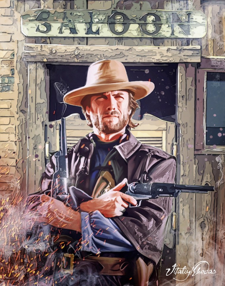 Клинт Иствуд ковбой