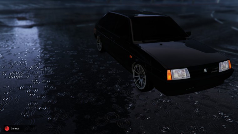 ВАЗ 2109 черная 4k