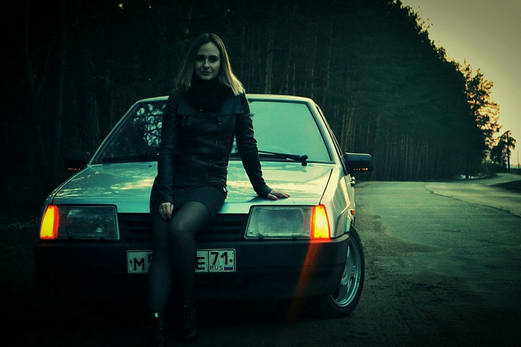 ВАЗ 2108 черная бандитская