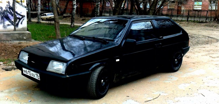 ВАЗ 2108 черный стенс