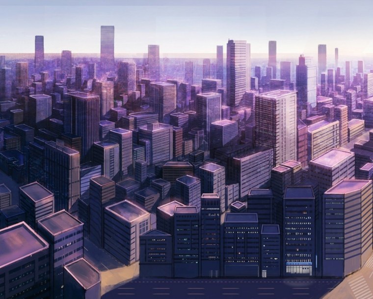 Токио улицы аниме