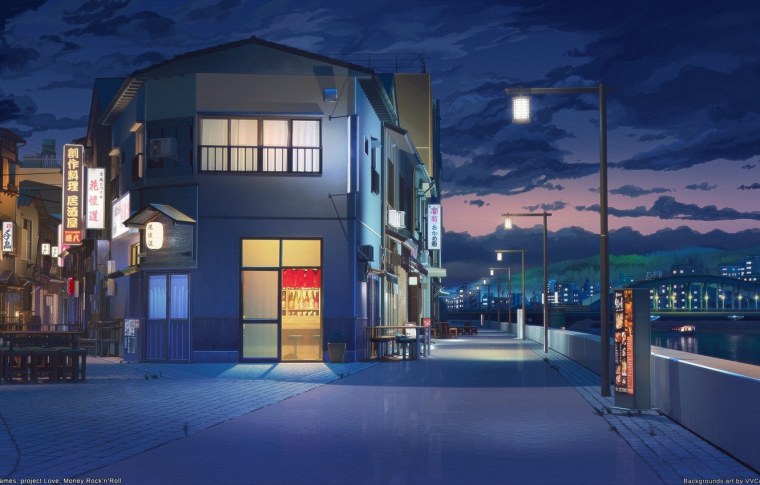 Токио улицы аниме