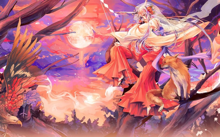 Китайская лиса Кицунэ