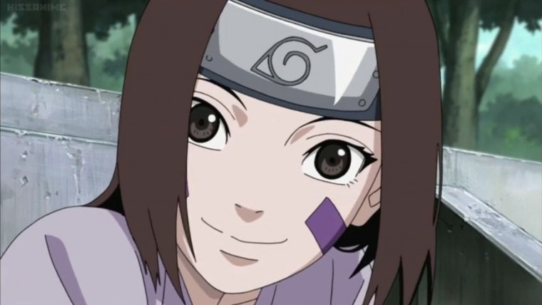 Рин Нохара улыбается