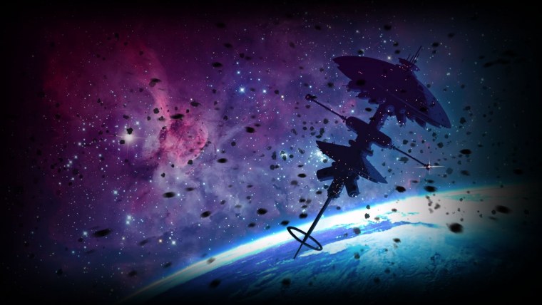 Фон профиля космос