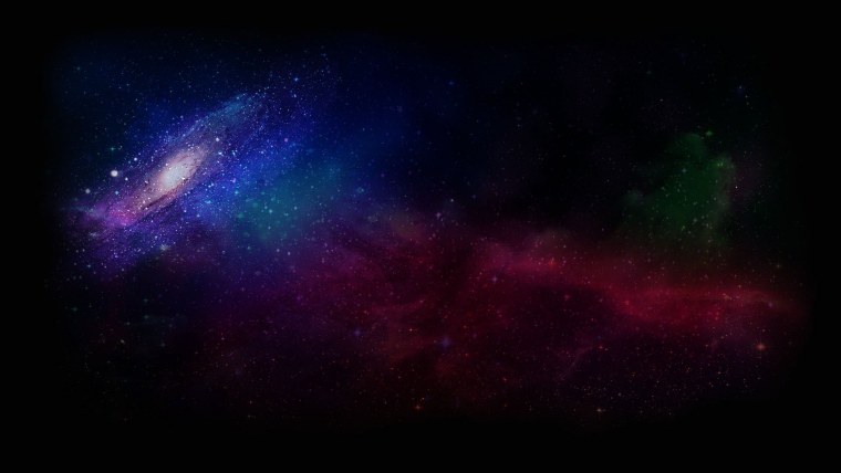 Темно фиолетовый космос