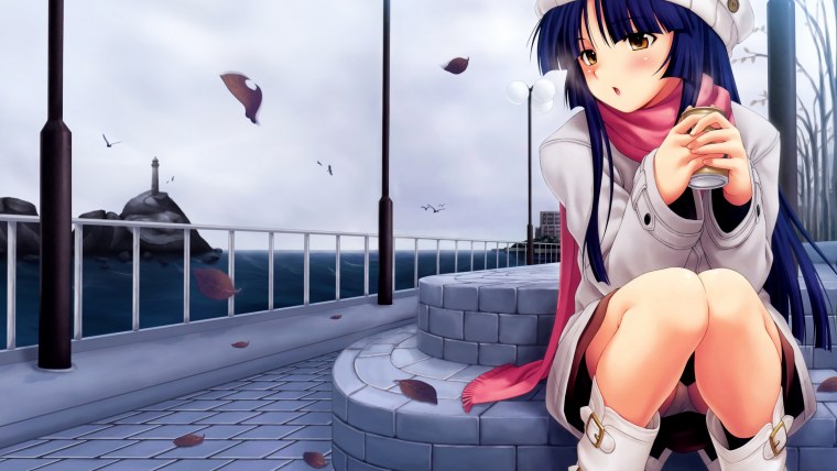 Заставка на рабочий стол аниме девушки