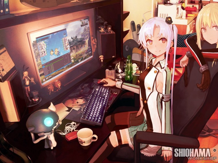 Аниме тянка геймер