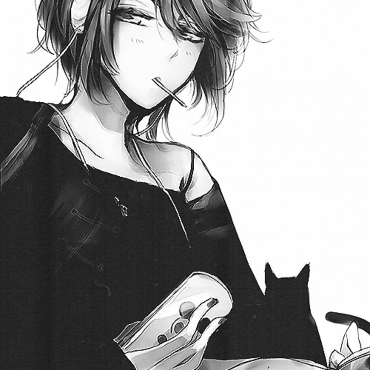 Аниме пацанка пофигистка