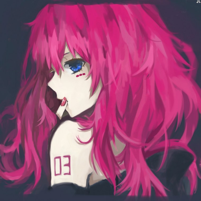 Аниме тян грустная