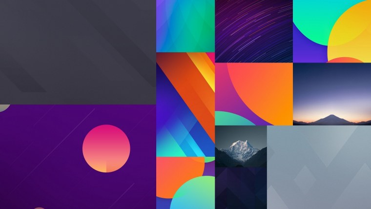 Стандартные обои Android 10