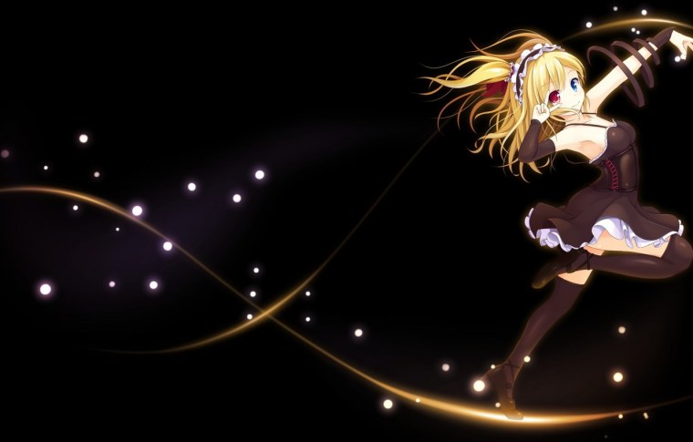 Аниме на черном фоне