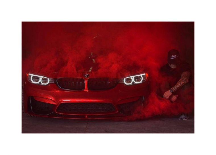 БМВ м5 ф90 неон